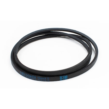 D&D 3L790 FHP V-Belt, 79 in Outside Length, 3/8 in Top Width, 7/32 in Thickness, 1 Ribs 3L790